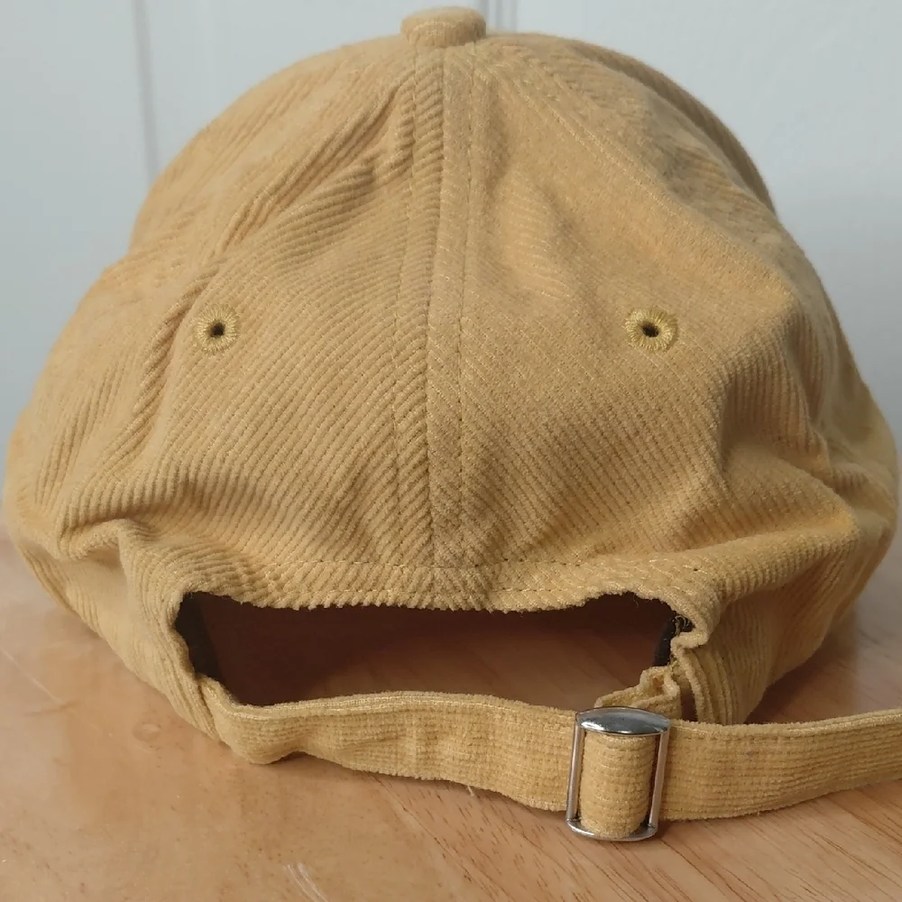 Mustard Yellow Cap with 'Culture' Embroidery